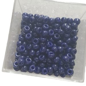 Miyuki Rocailles 8/0 - Duracoat Dyed Opq Dk Navy Blue