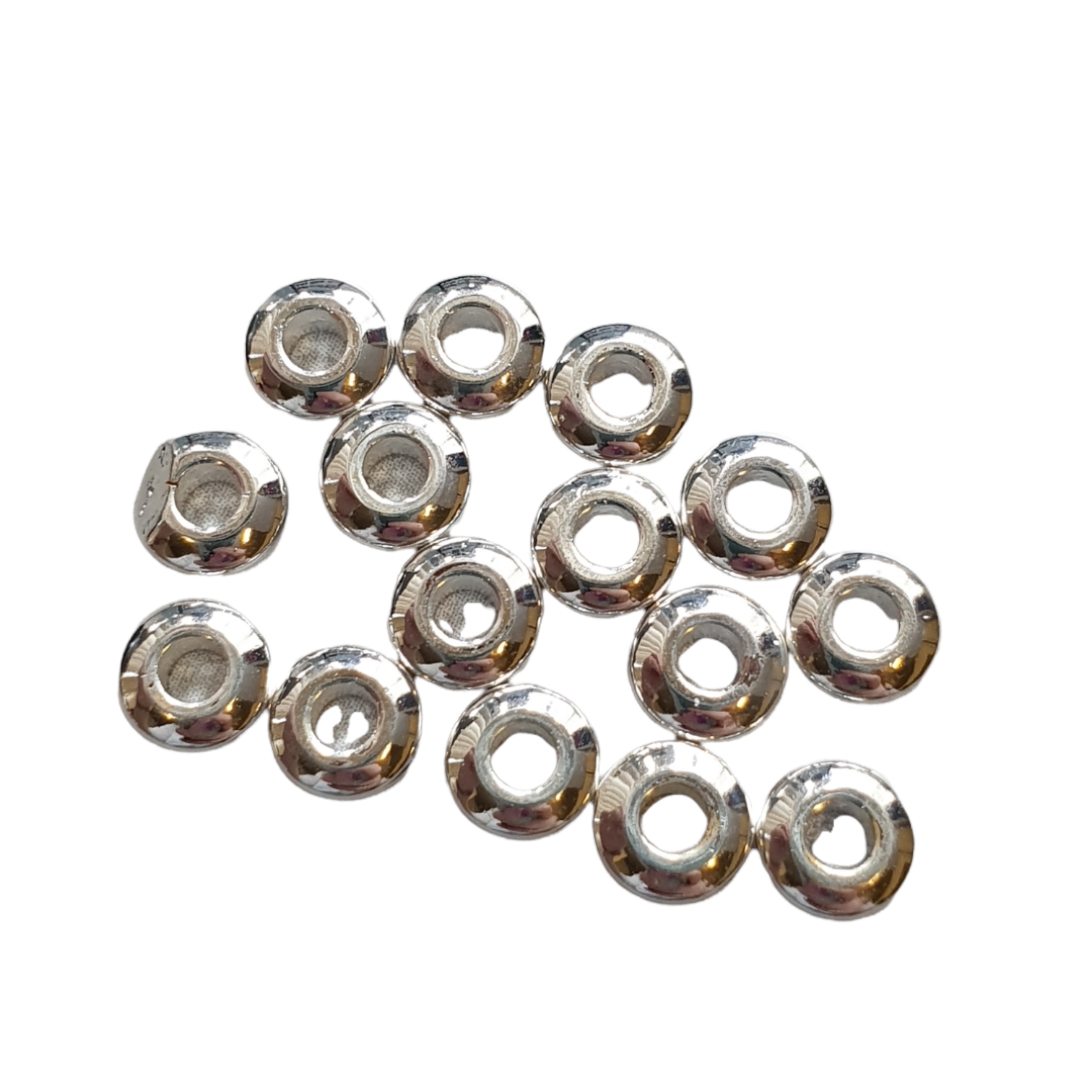 Hematiet Disc - Zilver-kleurig
