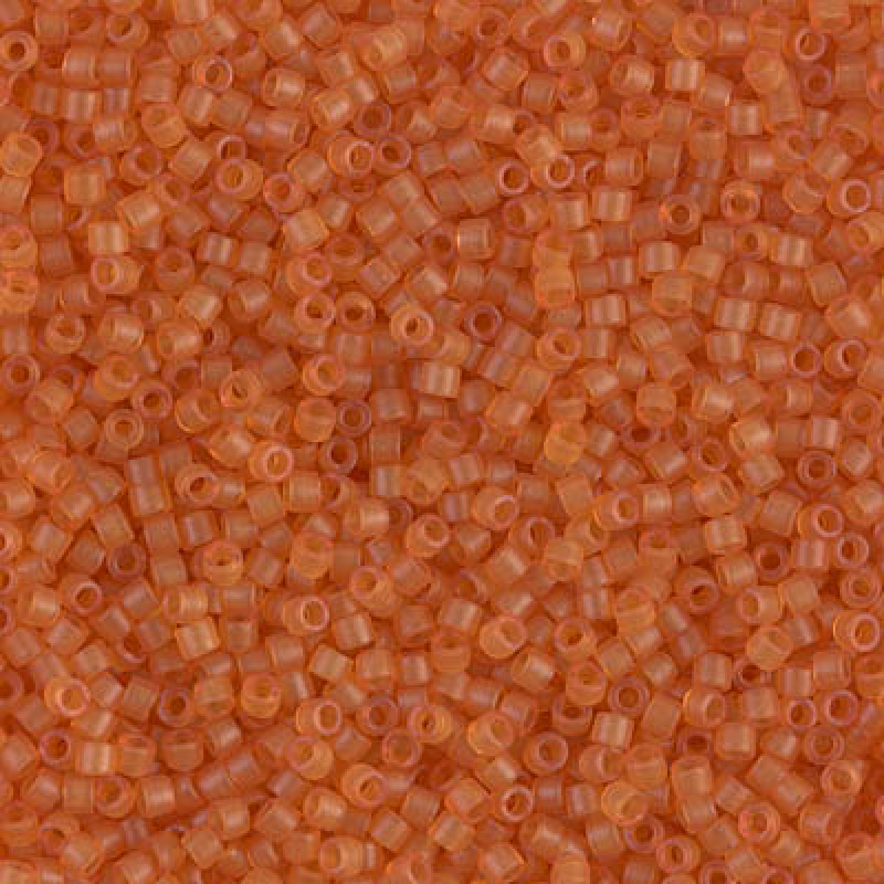 Delica®, 11/0 - Transparant Matte Amber