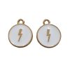 Bedel Enamel, Rond Bliksem - White