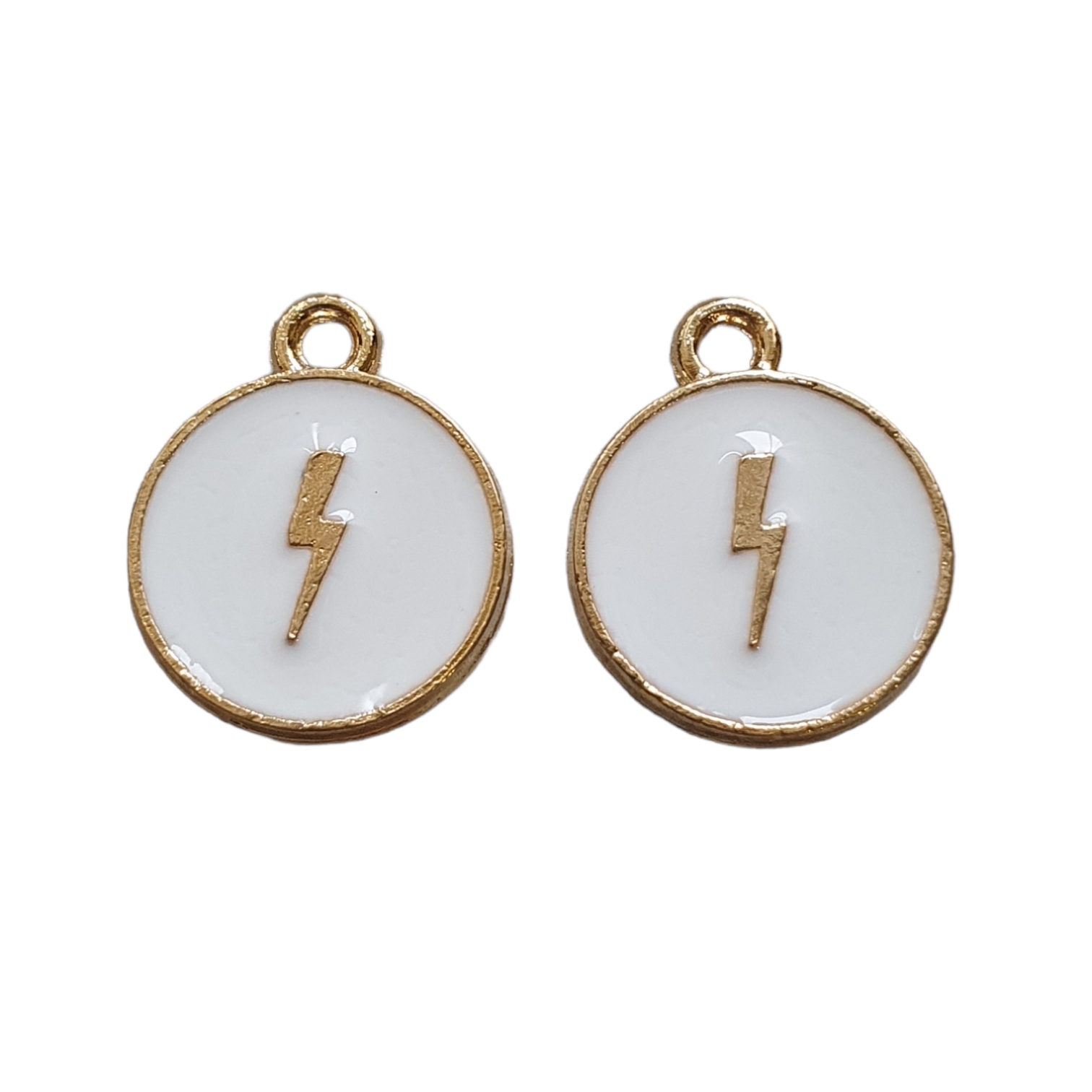 Bedel Enamel, Rond Bliksem - White