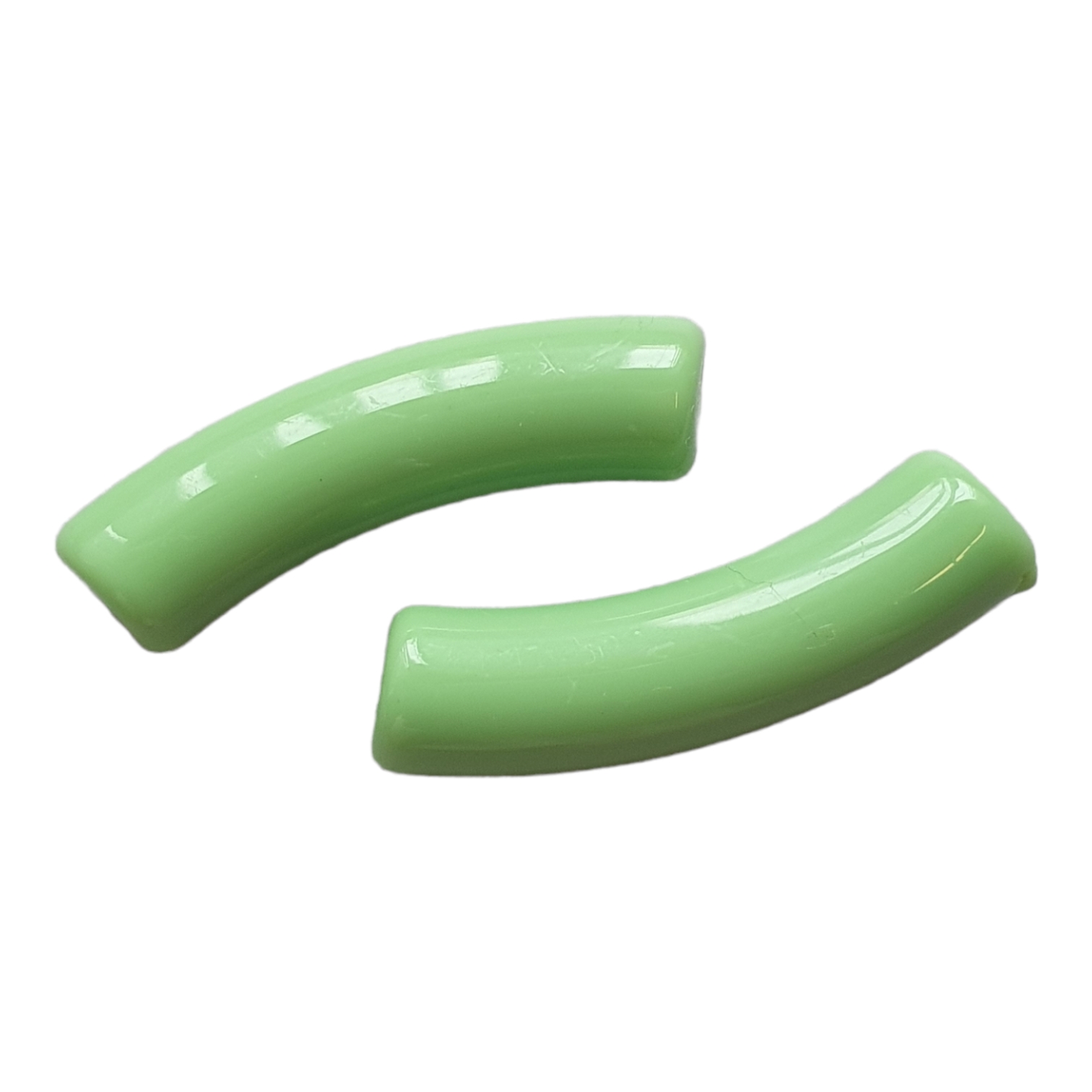 Curved Tube - Just Green