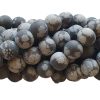 Natuursteen - Frosted Snowflake Obsidiaan