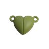 Magneet sluiting - Hart, Leger Groen