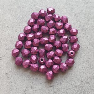 FirePolish - Sueded Gold Fuchsia Red