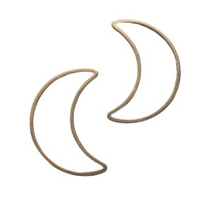 Link, Moon - Gold-plated RVS