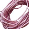 Satijnkoord dun - Pink Lilac, Metallic
