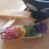 Smudge Stick - Witte Salie met deco-bloemen, Chakra