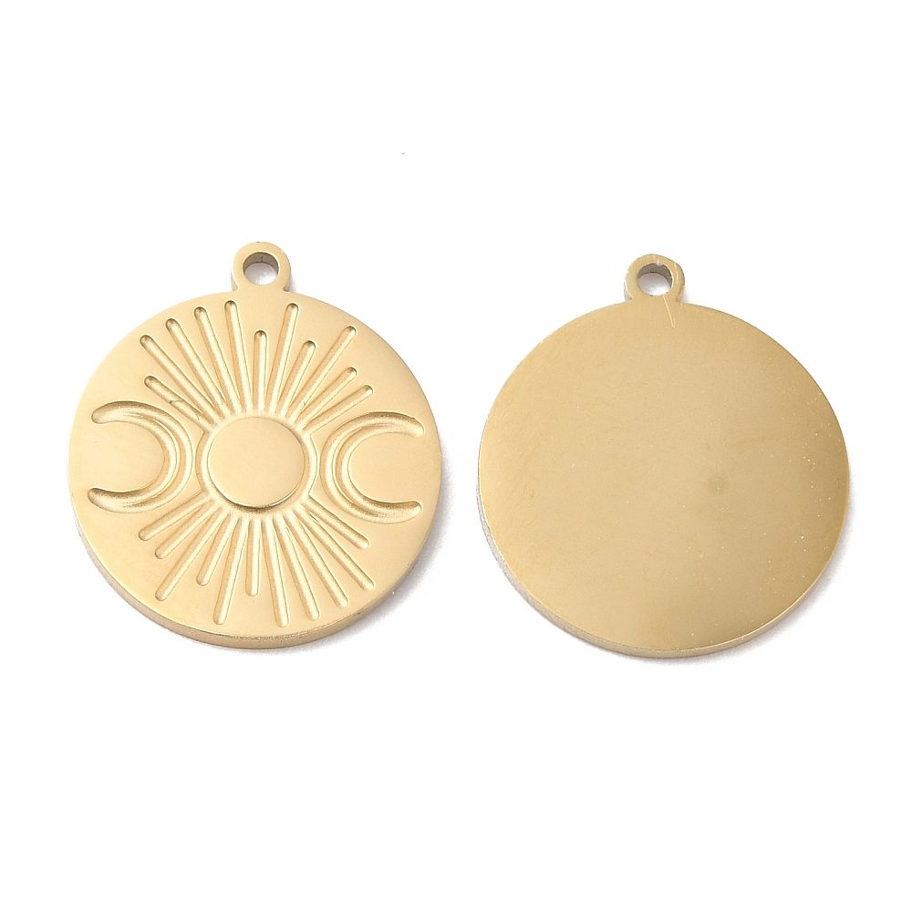 Ion Plating(IP) 316L Surgical Stainless Steel Round Heart - RVS - Bedel