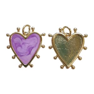 Bedel Enamel, Hart - Peal Purple