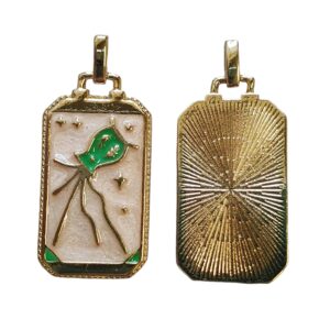 Bedel Enamel, Rechthoek Kelk - Creme