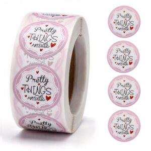 Grootverpakking - Stickers - Pretty Things Inside (pink)