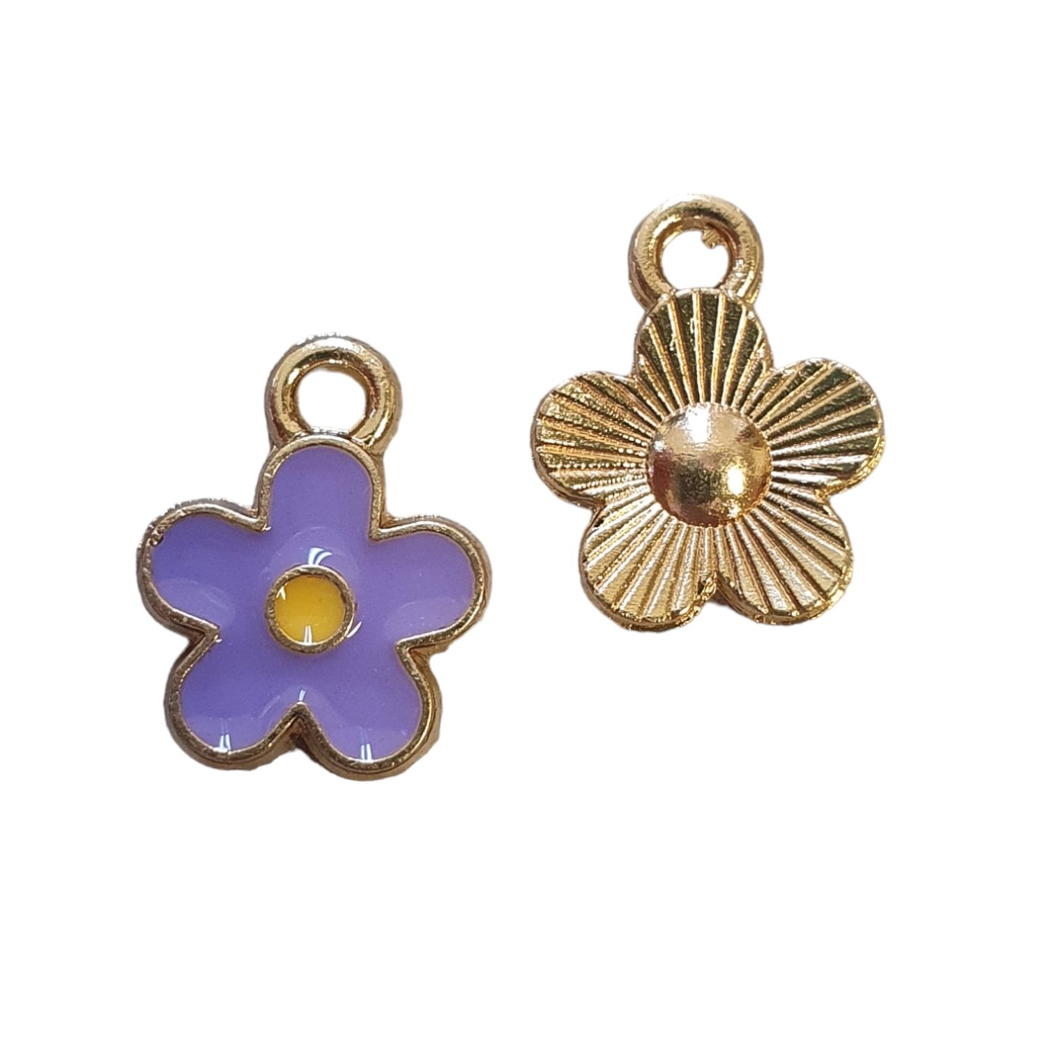 Bedel Enamel, Bloemetje - Purple
