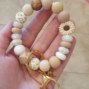 Inspiratie - Wristlet Beige Flower