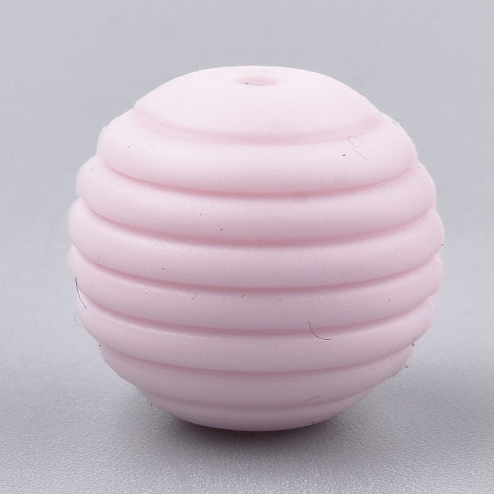 Siliconen, 15X14mm - Beehive - Pink