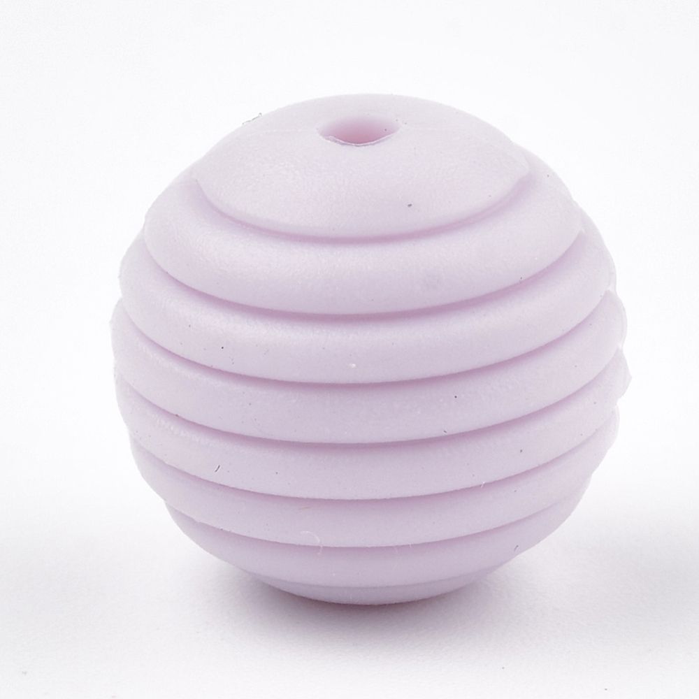 Siliconen, 15X14mm - Beehive - Lilac