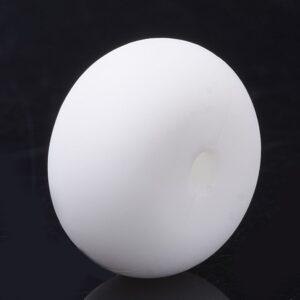 Siliconen, 14X8mm - Rondelle - White