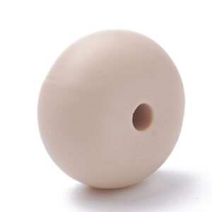 Siliconen, 14X8mm - Rondelle - Burlywood