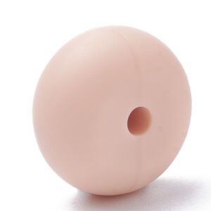 Siliconen, 14X8mm - Rondelle - Sandy Brown