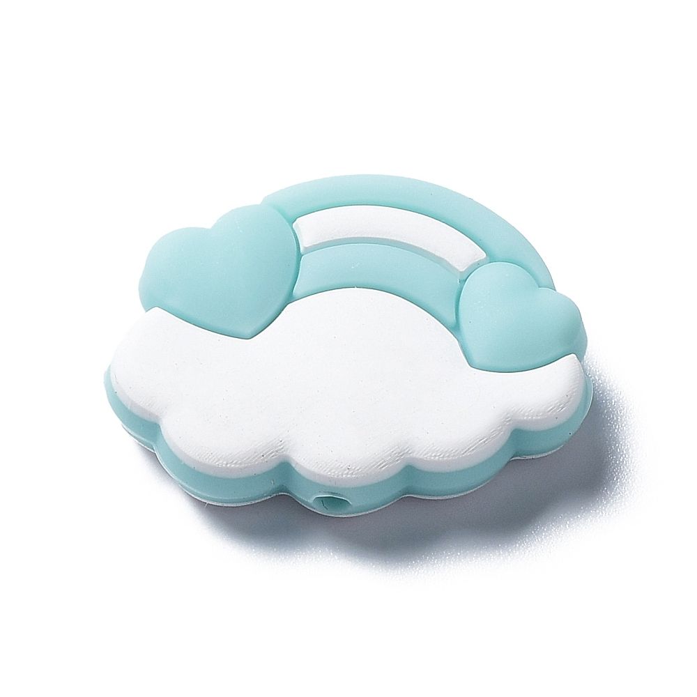 Siliconen Figuur - Clouds Mint Green