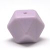 Siliconen, 14X14X14mm - Polygon - Lilac