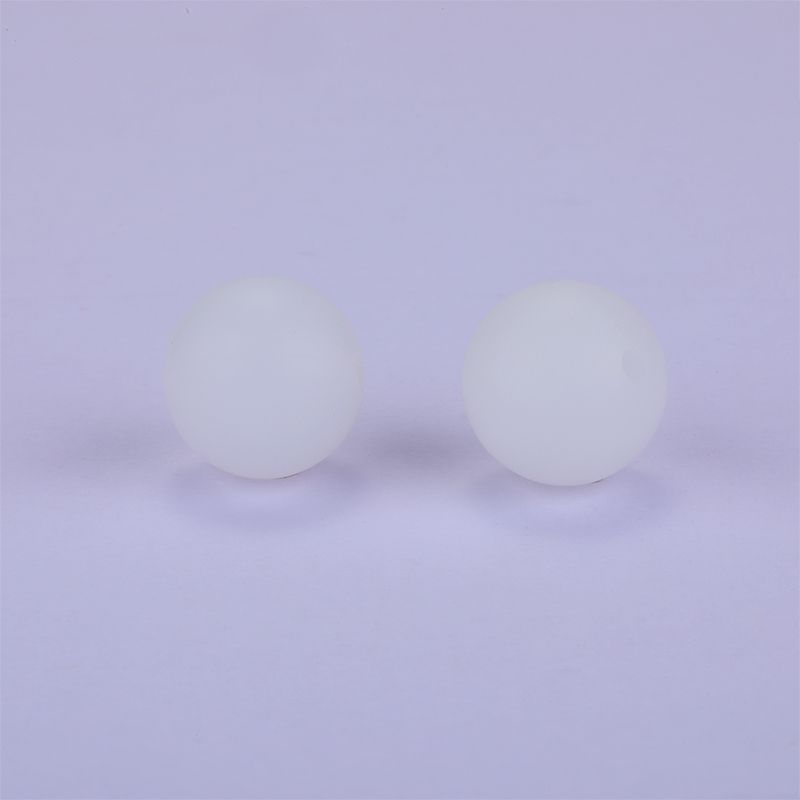 Siliconen, 15mm - Rond - Translucent White - Afbeelding 2