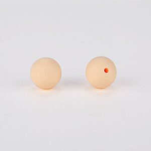 Alternative view of Siliconen, 15mm - Rond - Lemon Chiffon