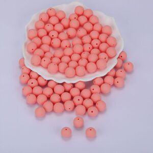 Siliconen, 15mm - Rond - Salmon