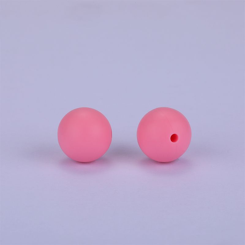 Siliconen, 15mm - Rond - Salmon Pink - Afbeelding 2