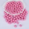 Siliconen, 15mm - Rond - Plum Light Pink