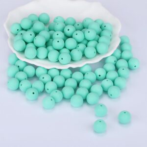 Siliconen, 15mm - Rond - Light Blue