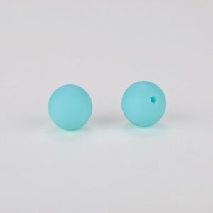 Siliconen, 15mm - Rond - Aqua - Afbeelding 2