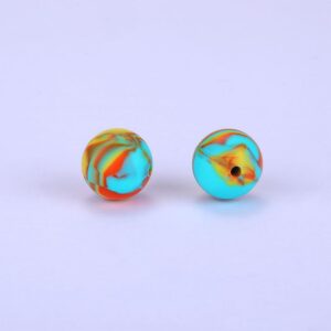 Siliconen, 15mm - Rond - Swirl Fiesta