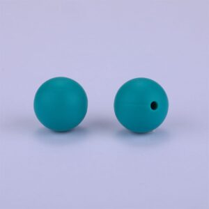 Siliconen, 15mm - Rond - Cyan - Afbeelding 2