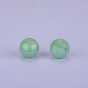 Alternative view of Siliconen, 15mm - Rond - Pearl Dark Sea Green