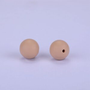 Alternative view of Siliconen, 15mm - Rond - Khaki