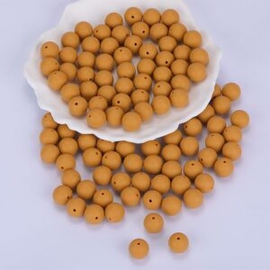 Siliconen, 15mm - Rond - Dark Goldenrod
