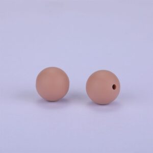 Alternative view of Siliconen, 15mm - Rond - Mauve Beige