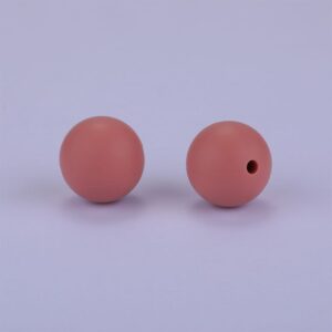 Alternative view of Siliconen, 15mm - Rond - Purple Mauve