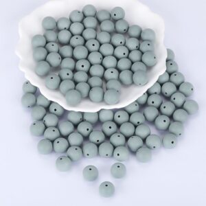 Siliconen, 15mm - Rond - Steel Grey