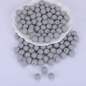 Siliconen, 15mm - Rond - Grey