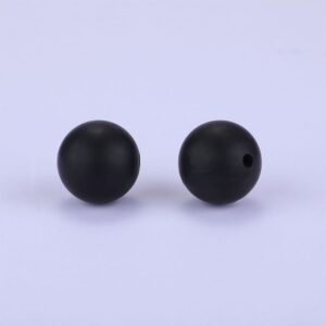 Alternative view of Siliconen, 15mm - Rond - Black