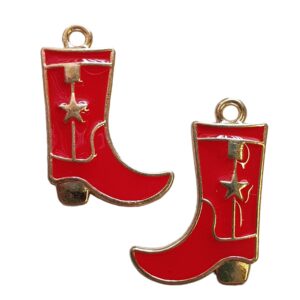 Bedel Enamel - Cowboy Laars - Red