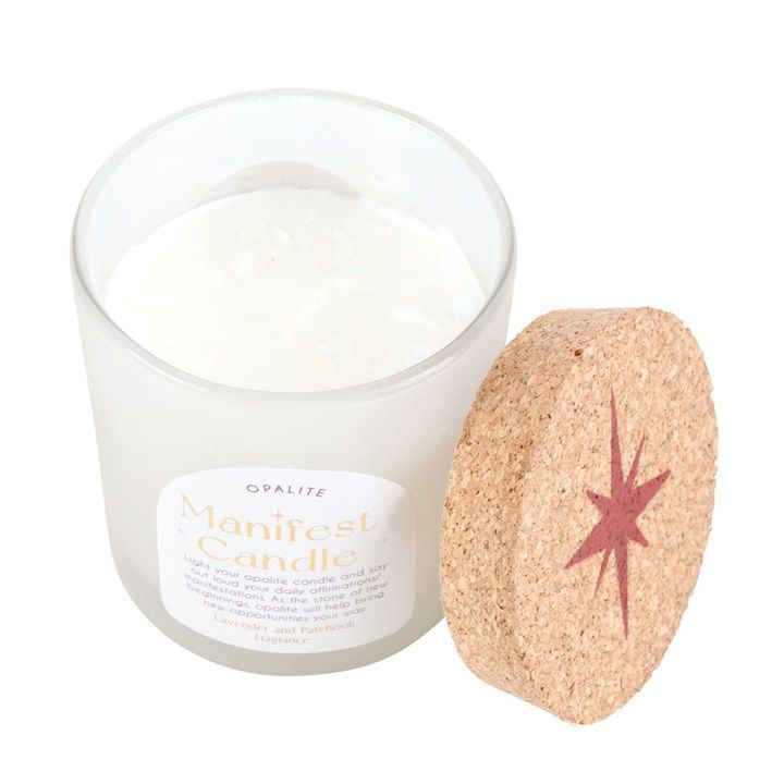 Manifestatiekaars: Lavendel en Patchouli - Afbeelding 4