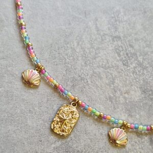 Inspiratie - Neon Miyuki ketting