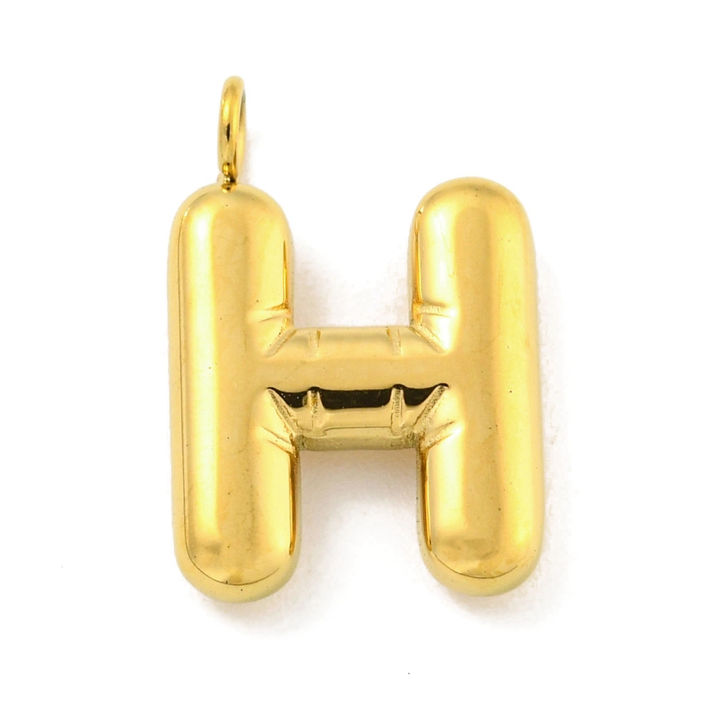 Bedel Balloon , Letter H - Gold-plated RVS