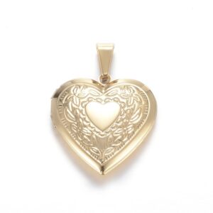 RVS - Gold - Locket, Heart