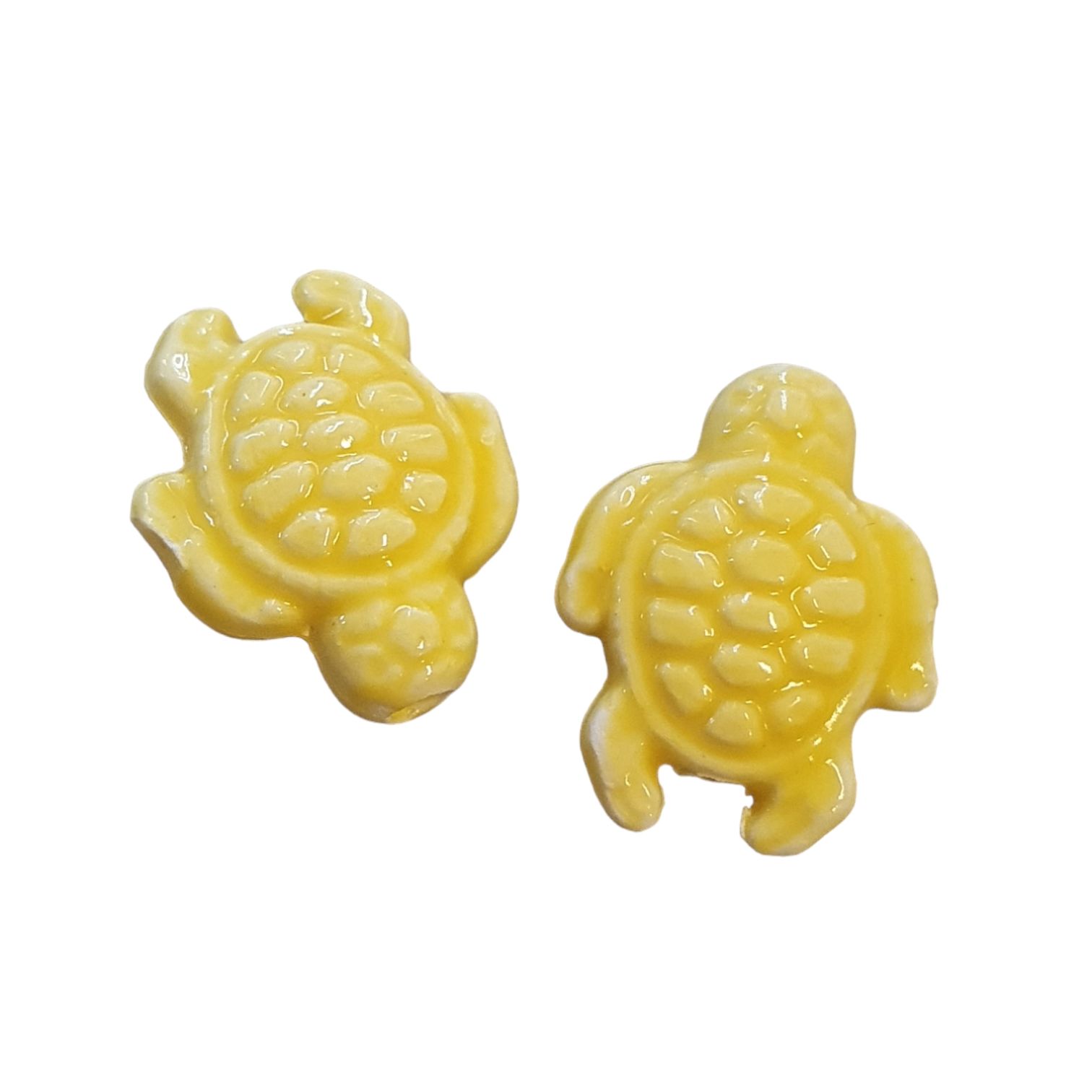 Porcelein, Schildpad - Yellow