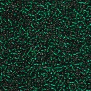 Delica®, 11/0 - Silver-Lined Green