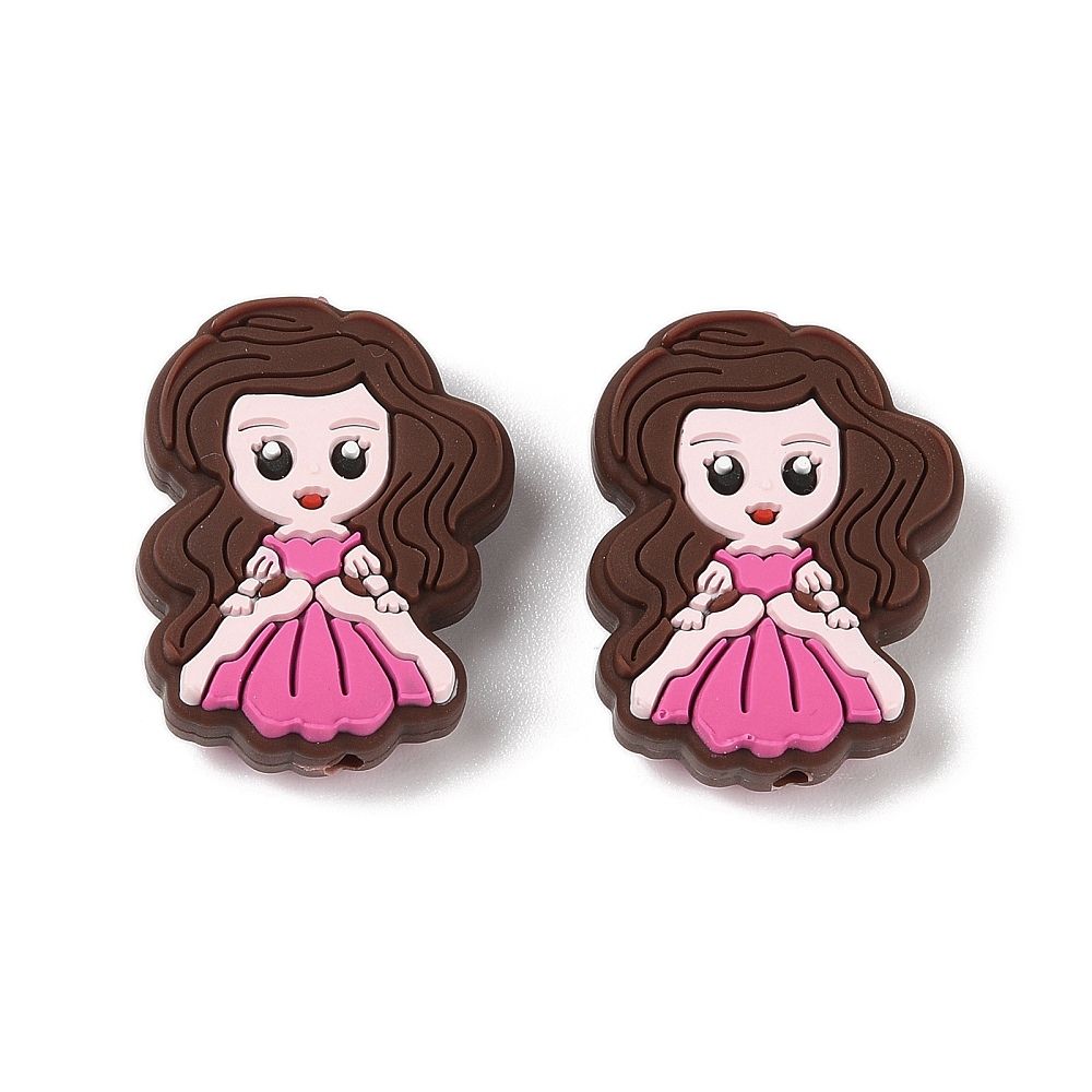 Siliconen Figuur - Princes Dark Pink